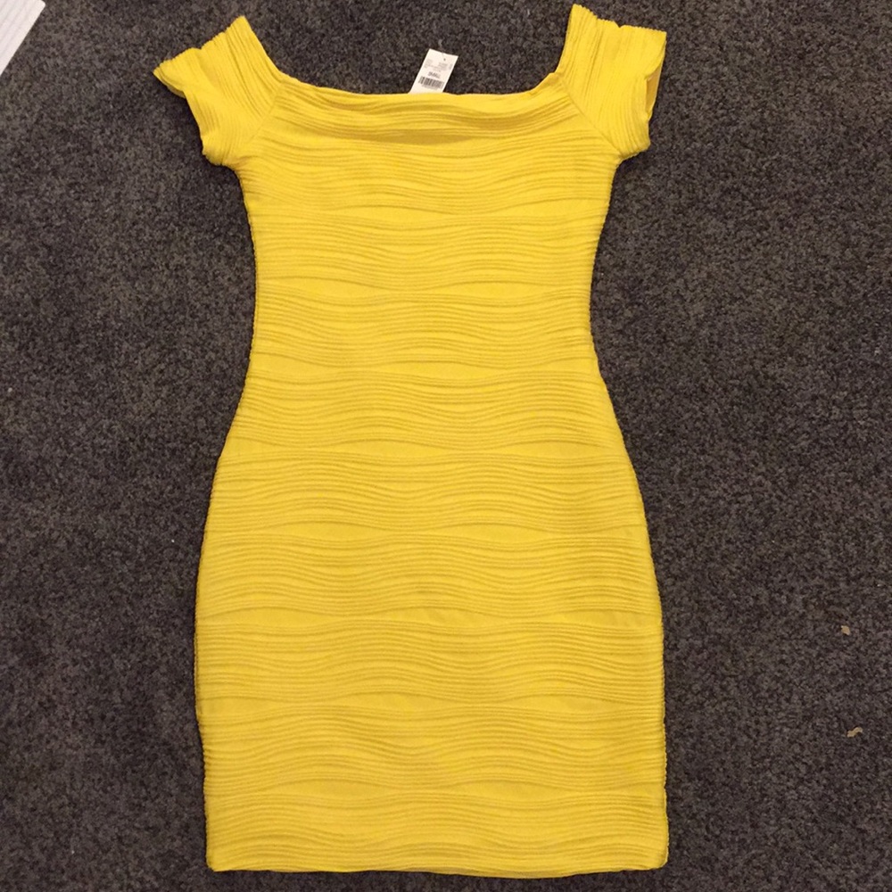 Fitted knee length dress